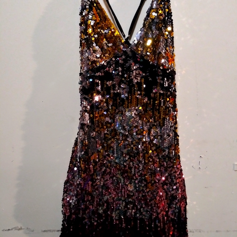 Sequence mini dress